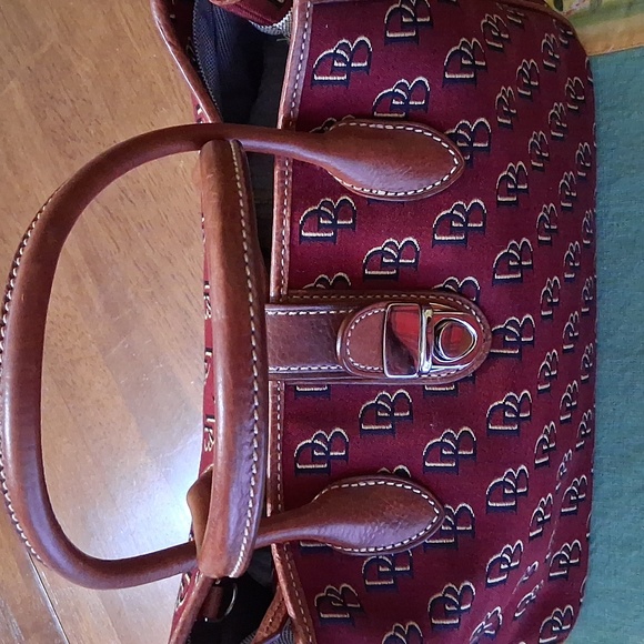 Dooney & Bourke Maroon Satchel - Picture 4 of 16